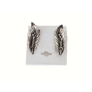 Vintage Sterling Silver Earrings Screw Back Mexico Alpaca  1970s Lot C